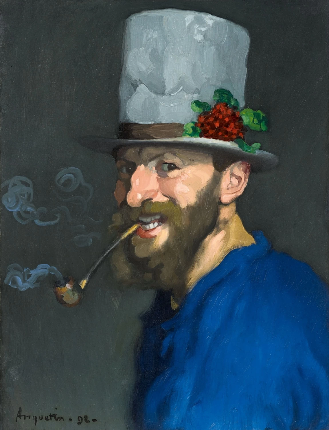 Autoritratto con la pipa, 1892